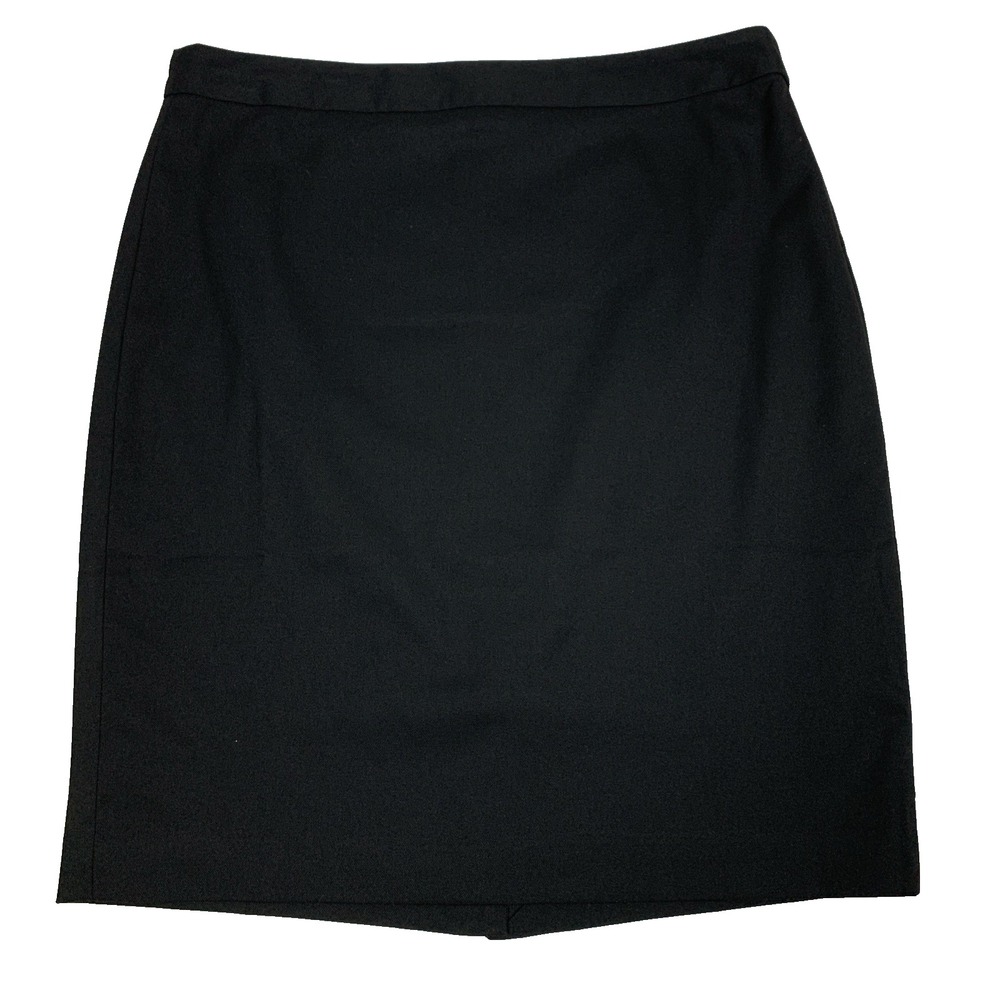 Banana Republic Black Pencil Skirt Womens 12 Career Knee Length 794258-00